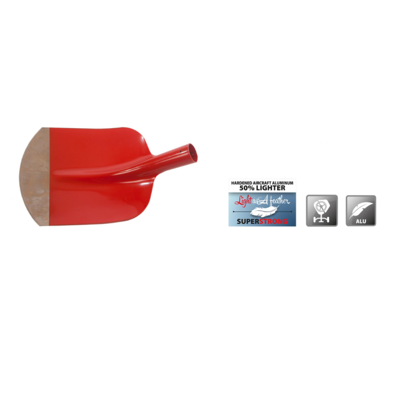 Pala para arena n.º 2 de aluminio con mango de 130 cm - Polet Pala para arena n.º 2 de aluminio con mango de 130 cm - Polet