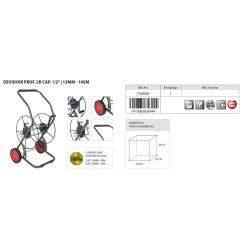 Hose reel without hose - Polet