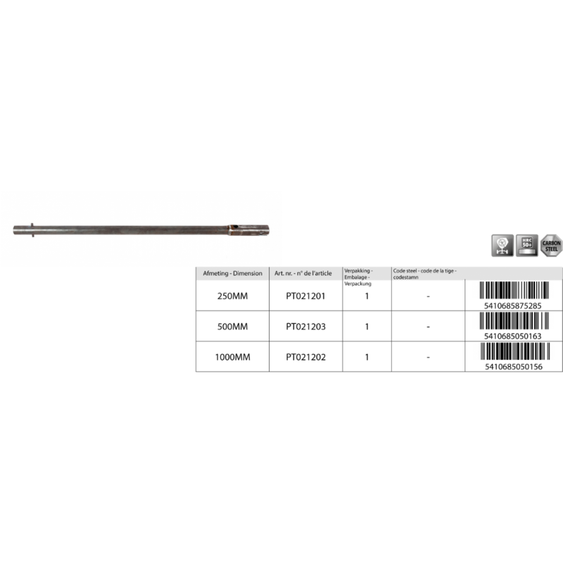 Traditionelle Verlängerung für 500-mm-Sonde - Polet