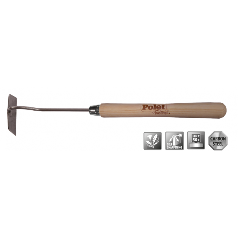 10 cm Gemüsehacke – langer Griff – traditionell – Polet 10 cm Gemüsehacke – langer Griff – traditionell – Polet