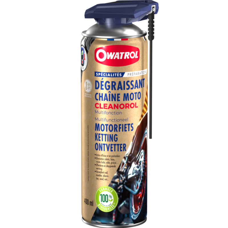 Cleanorol - Desengrasante multifunción para cadenas de motocicleta - Owatrol Cleanorol - Desengrasante multifunción para cadenas de motocicleta - Owatrol