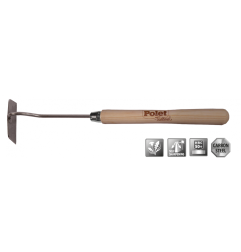 Azada tradicional para verduras 12 cm - Mango largo - Polet