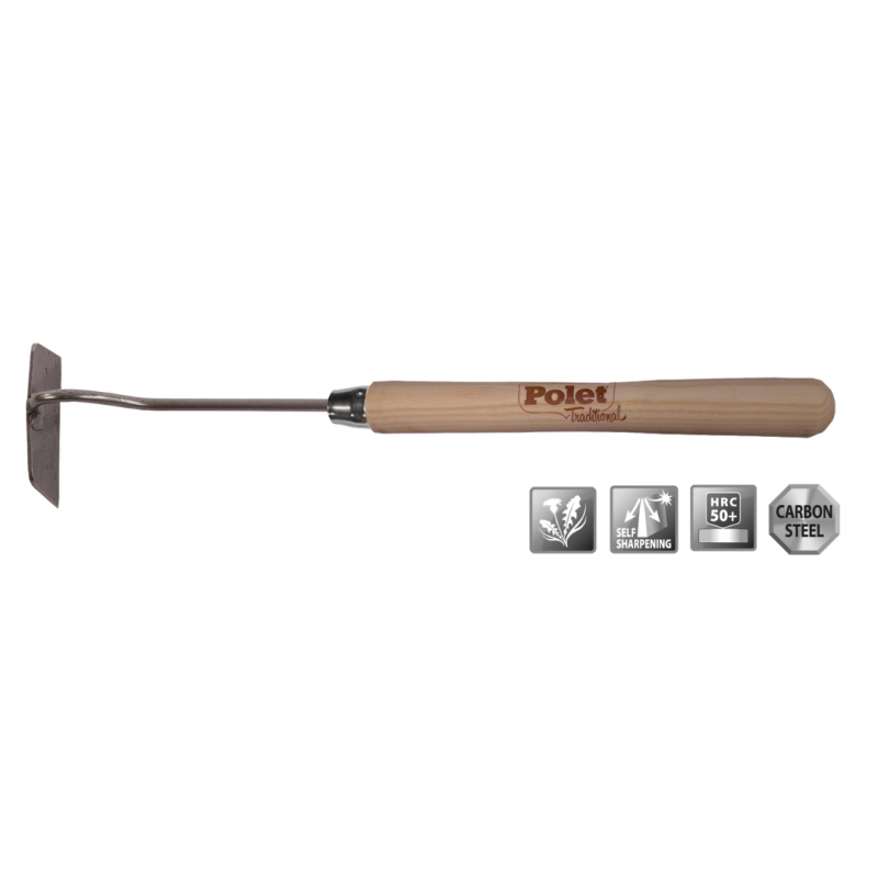 Traditionelle Gemüsehacke 12cm - Langer Griff - Polet