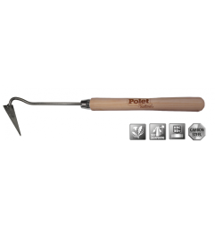 Traditionelle spitze Handhacke 5x10cm - Langer Griff - Polet