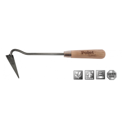 Traditional pointed hand hoe 5x10cm - Polet