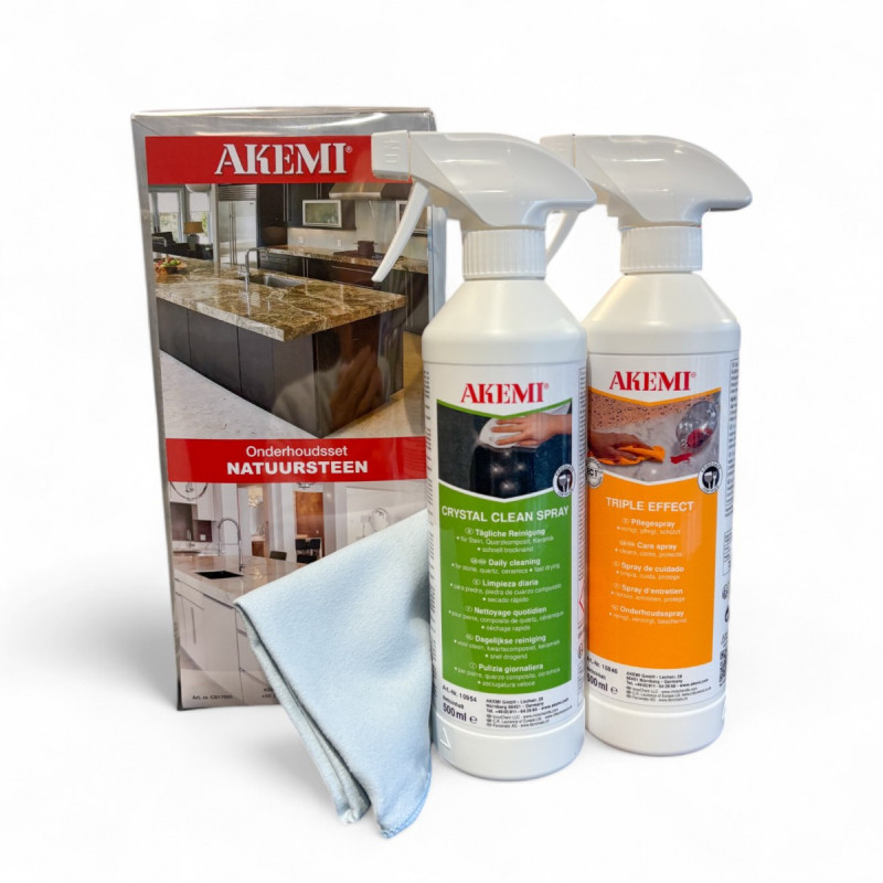 Kit de mantenimiento de piedra natural - Akemi