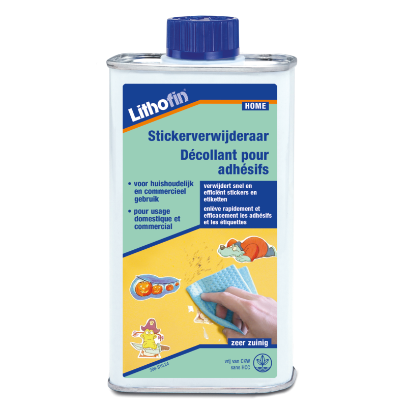 Lijmverwijderaar - Lost lijm op en maakt het verwijderen van stickers gemakkelijker - Lithofin Lijmverwijderaar - Lost lijm op en maakt het verwijderen van stickers gemakkelijker - Lithofin
