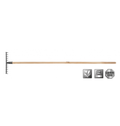 12D Hark - met 1,5m steel - Traditioneel - Polet