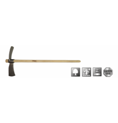 Large Hoe-Axe - With handle - Traditional - Polet