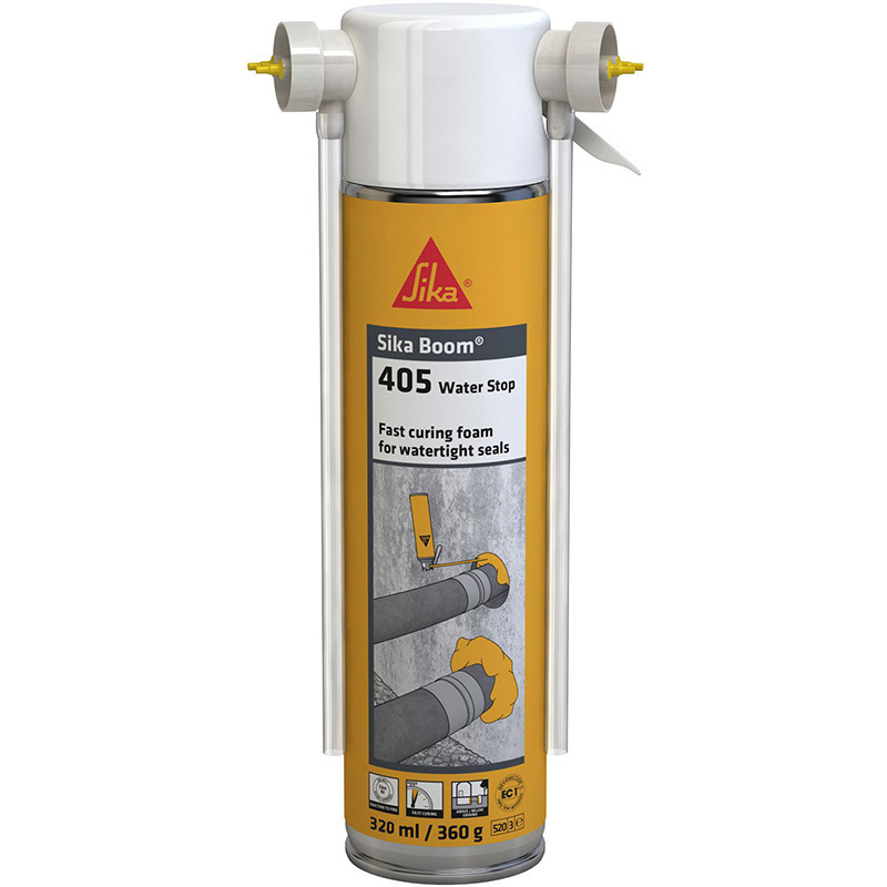 Sika Boom-405 Water Stop - Schiuma PU per sigillatura impermeabile EC 1 PLUS - Sika