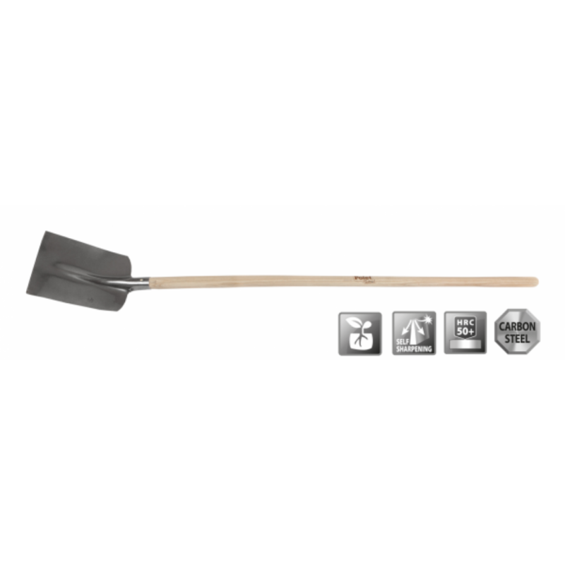 Concrete shovel number 2 290x240mm - With handle - Traditional - Polet