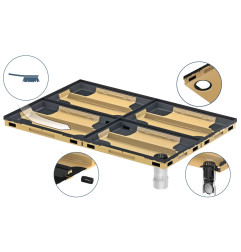 Recipiente para suelo de hormigón de poliéster - Cleanbox - ACO