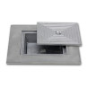 Double-bottom cast aluminium inspection cover