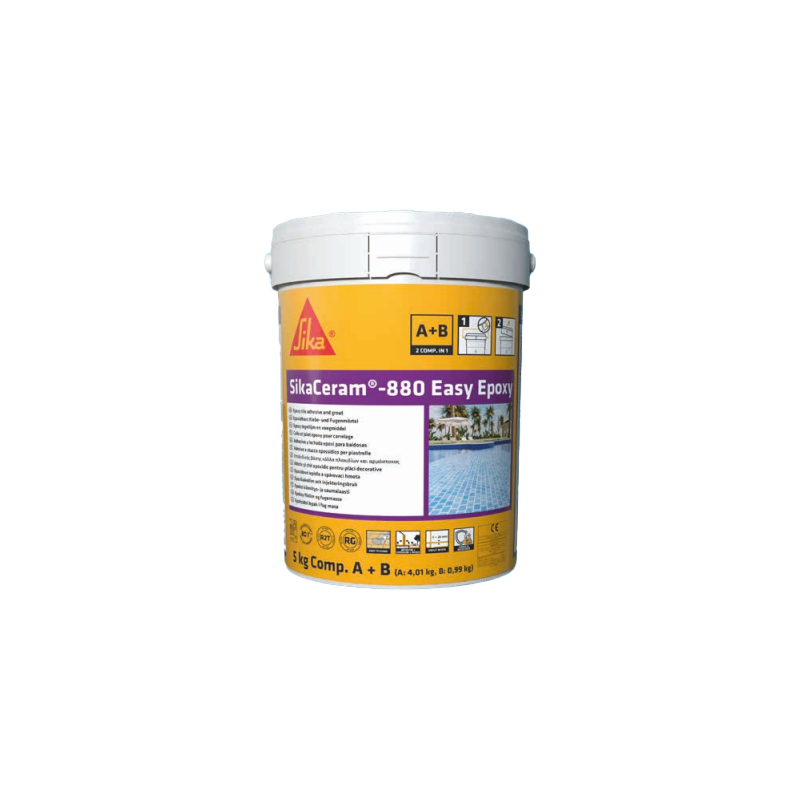 SikaCeram-880 Easy Epoxy - Mortier et colle époxy pour joints - Sika
