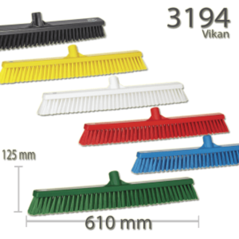 Vassoura de chão 3194 - 610 mm macia e dura - Vikan Vassoura de chão 3194 - 610 mm macia e dura - Vikan