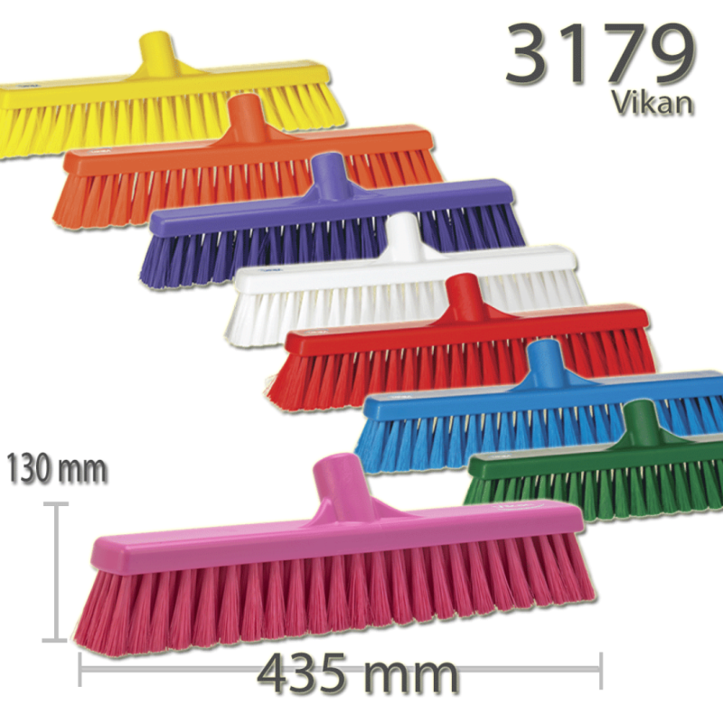 Balai de sol 3179 - 410mm doux - Vikan