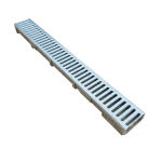 DIY Mini polyester concrete channel with galvanized steel grid - Height 6 cm - LINE ECO