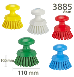 Spazzola rotonda a mano 3885 - Diametro 110mm dura - Vikan