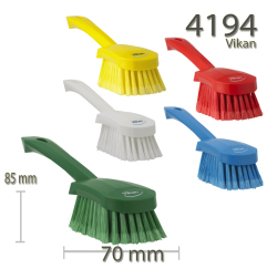 Handbürste 4194 – 270 mm kurzer weicher/geblümter Griff – Vikan