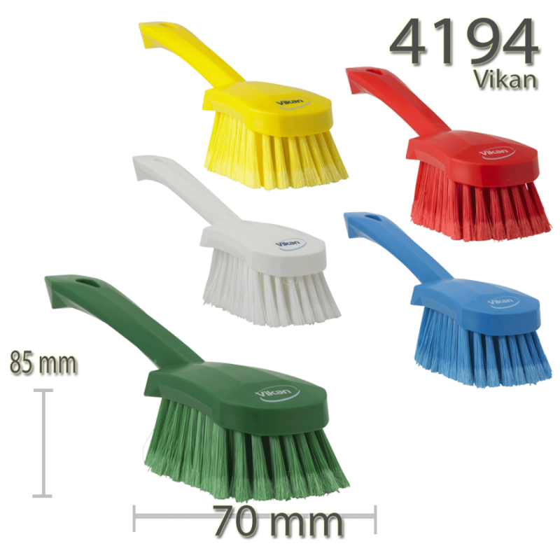 Cepillo de mano 4194 - 270 mm, mango corto suave/floreado - Vikan Cepillo de mano 4194 - 270 mm, mango corto suave/floreado - Vikan