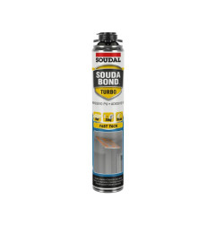 Soudabond Turbo Gun - Ultra-fast setting PU adhesive foam - Soudal
