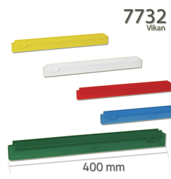 Cassette de escobilla de goma 7732 - Hoja doble de 400 mm para 7712 y 7722 - Vikan