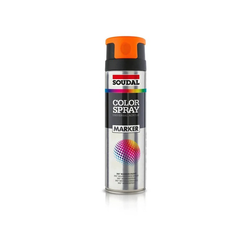 Color Spray Marker - Quick-drying acrylic marking spray - Soudal Color Spray Marker - Quick-drying acrylic marking spray - Soudal