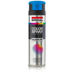Marcador em spray colorido - Spray de marcação acrílica de secagem rápida - Soudal