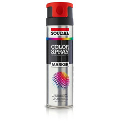 Color Spray Marker - Snel drogende acrylmarkeerspray - Soudal