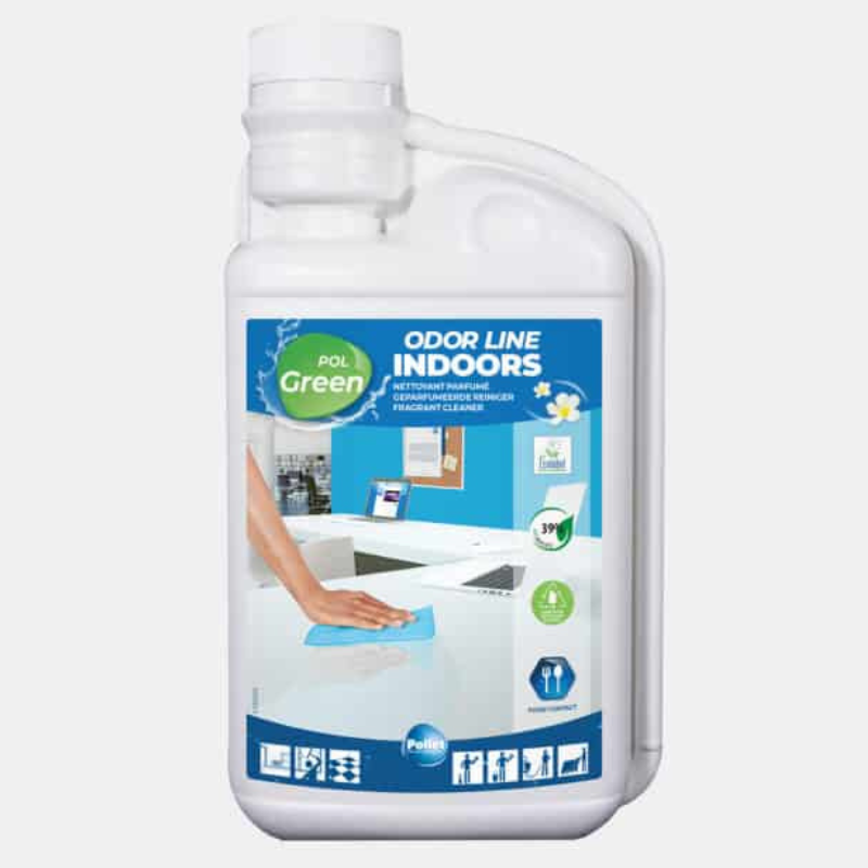 PolGreen Odor Line Indoors - Nettoyant écologique parfumé - Pollet PolGreen Odor Line Indoors - Nettoyant écologique parfumé - Pollet