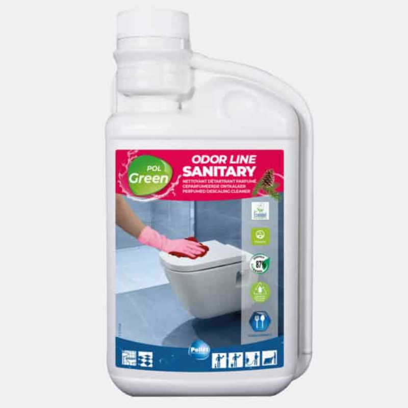 PolGreen Odor Line Sanitary - Limpiador desincrustante perfumado - Pollet
