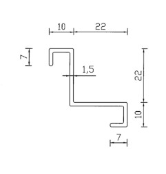 Proma-MS - Brass doormat frame - Rosco