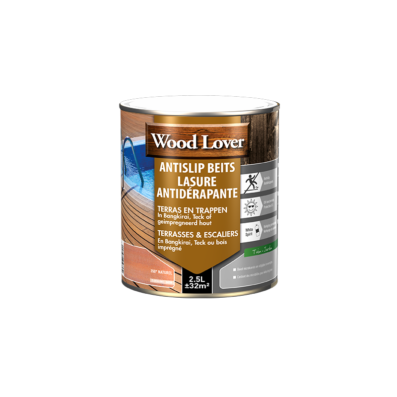 Mordente antiscivolo per legno - Protezione antiscivolo per legno - Wood Lover