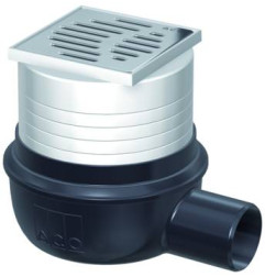 EASY FLOW DN 50 FLATLINE, Siphon mit abnehmbarer bis 30 mm von ACO