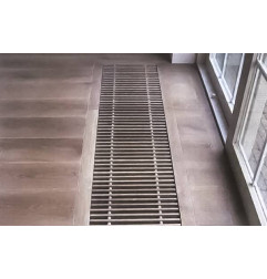 Rollable floor grille in natural wood - Rost HT - Rosco