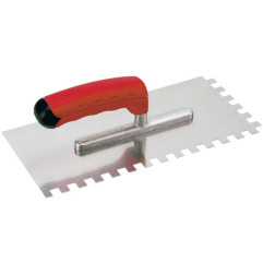 Platresse tooth square stainless steel with handle grip plastic from Kaufmann