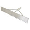 Asphalt rake or scraper