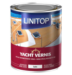 Yacht Vernis - Barniz blando incoloro - Tecnología náutica - Linitop