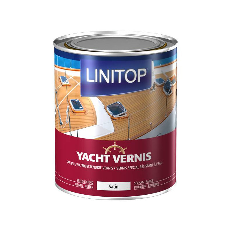 Yacht Vernis - Vernis souple incolore - Technologie marine - Linitop