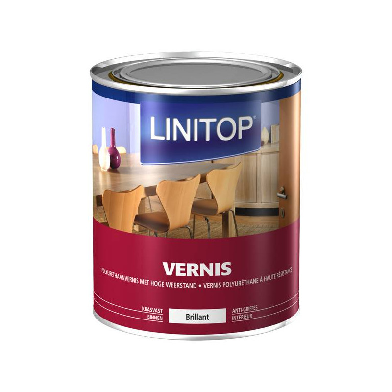 Vernis - Vernis polyuréthane intérieur haute résistance - Linitop