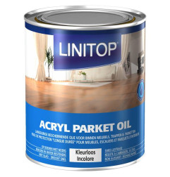 Acryl Parket Oil - Farbloses Parkettöl für alle Holzarten - Linitop