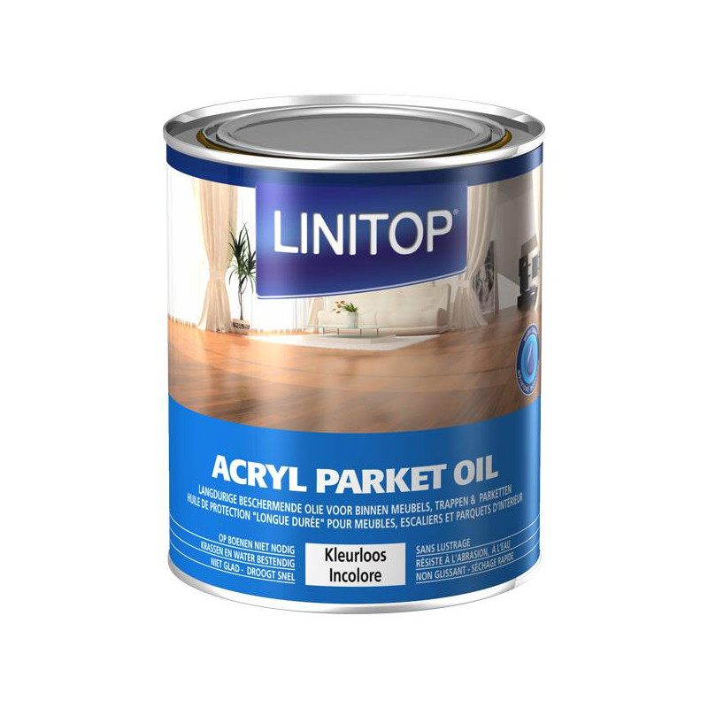 Acryl Parket Oil - бесцветное паркетное масло для всех пород дерева - Linitop Acryl Parket Oil - бесцветное паркетное масло для всех пород дерева - Linitop