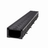 Caniveaux en polyest. Beton + Grille H11cm