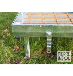 Verzinkter Fliesendeckel mit Öffnungshilfe - Toptek Assist GS - ACO