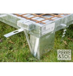 Cubrebaldosas galvanizado con apertura asistida - Toptek Assist GS - ACO