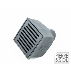 Scarico per cantine - Griglia a fessura in ghisa - Classe L 15kN - ACO