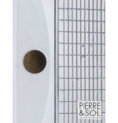 Белое синтетическое подвальное поле - многоборье - ACO