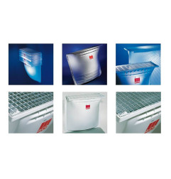 Englischer Kellergang aus weißem Kunststoff - Allround - ACO