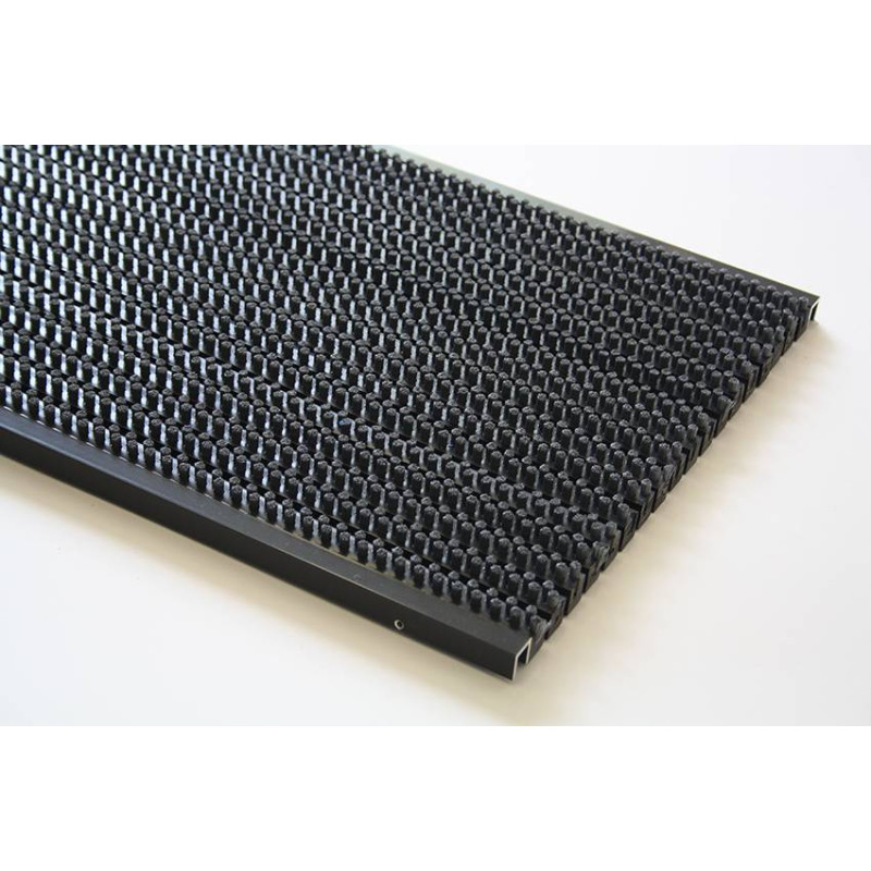 Superficie del tappeto arrotolabile con spazzole in nylon colorato in posizione sfalsata - Matador V4 - Rosco Superficie del tappeto arrotolabile con spazzole in nylon colorato in posizione sfalsata - Matador V4 - Rosco