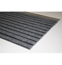 Paillasson profil en aluminium laqué couvert de fibres polypropylène - Vario Junior JNGO - Rosco